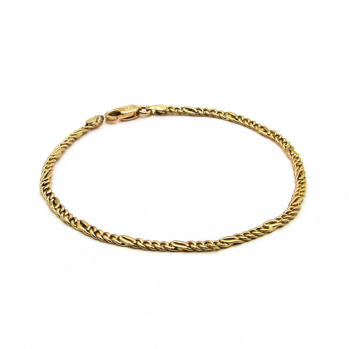 PULSERA JULIANA,GROUMET 18/CM /O.AMARILLO